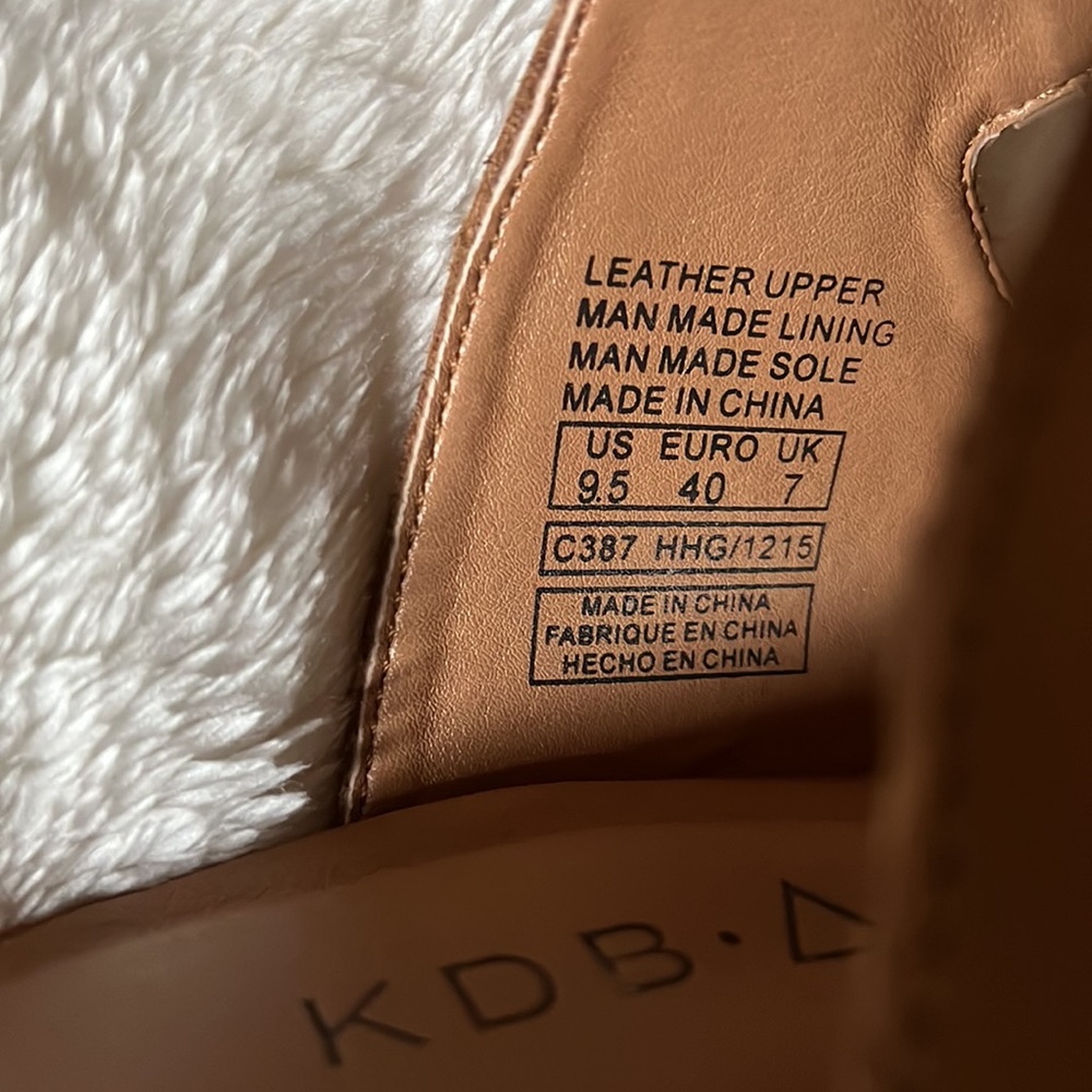 Kelsi Dagger Brooklyn heels tan size 9.5 - Picture 9 of 9